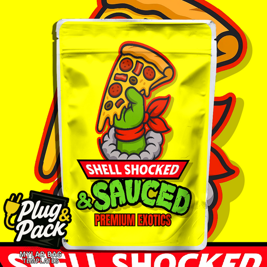 Shell Shocked Sauce Red (Digital Bag Template)