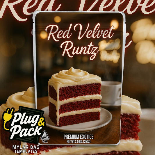 Red Velvet Runtz (Digital Bag Template)