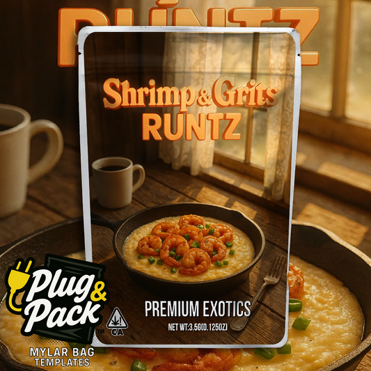 Shrimp & Gritz Runtz (Digital Bag Template)