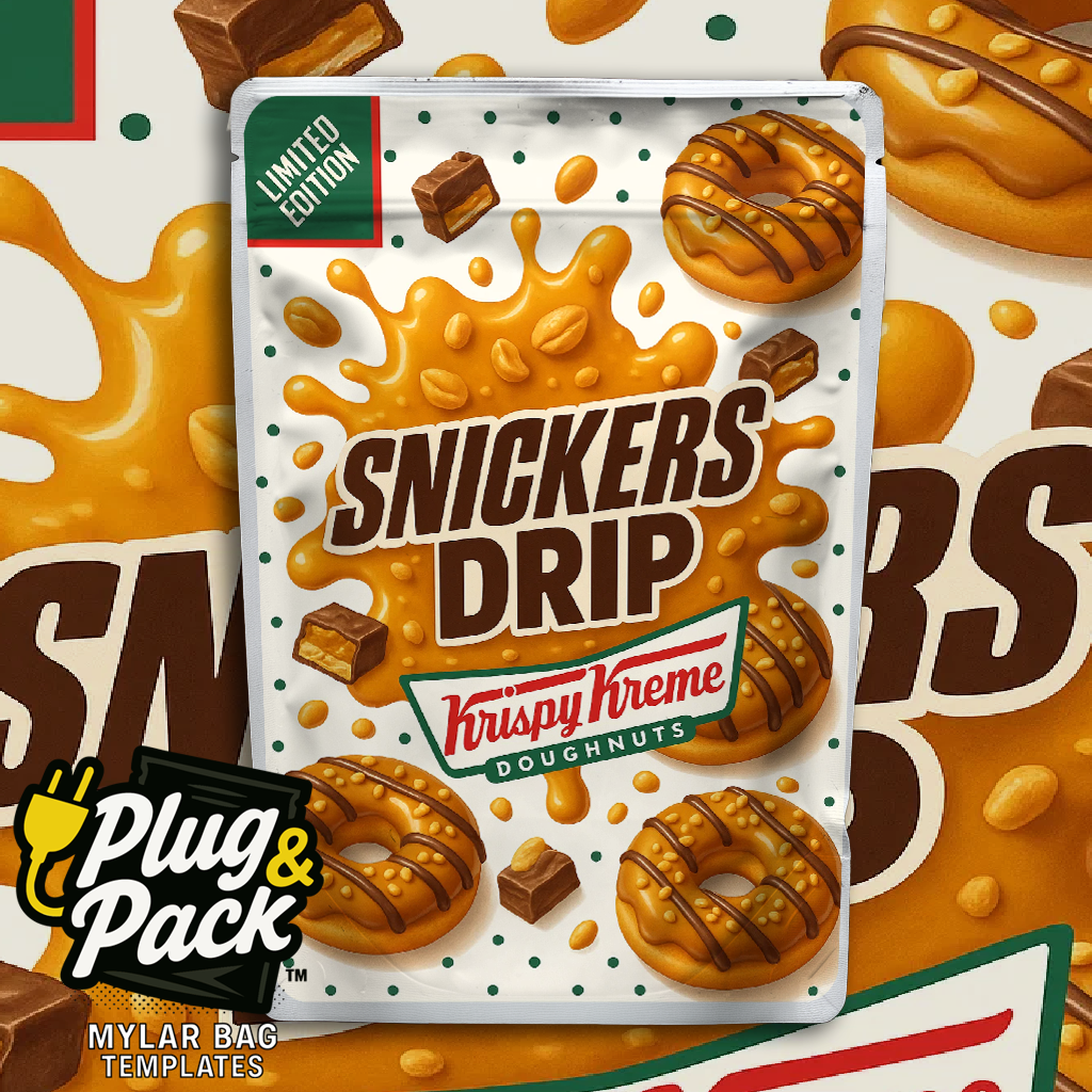 Snickers Donut (Digital Bag Template)