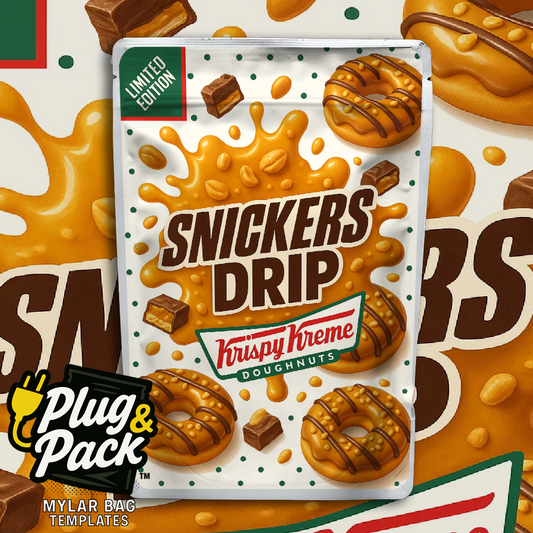 Snickers Donut (Digital Bag Template)