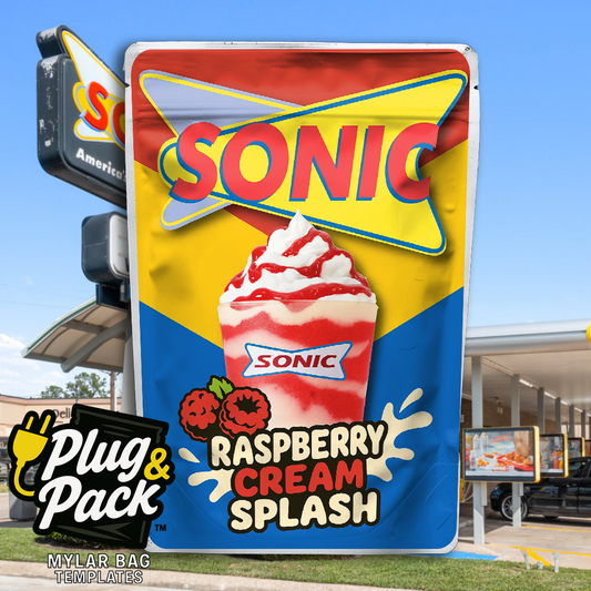 Rasberry Cream Splash SC(Digital Bag Template)