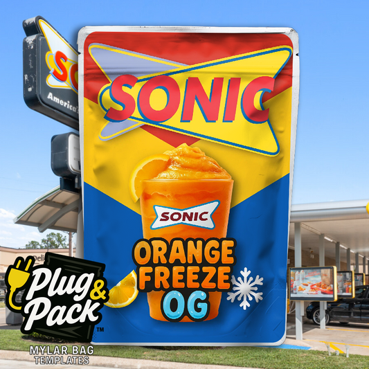 Orange Freeze OG SC(Digital Bag Template)