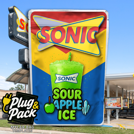 Sour Apple Ice SC(Digital Bag Template)