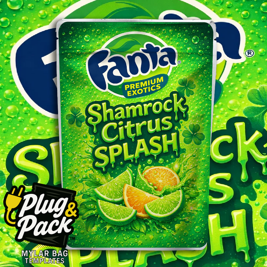 Fanta Shamrock Citrus (Digital Bag Template)