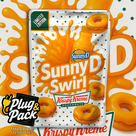 Sunny D Donut (Digital Bag Template)