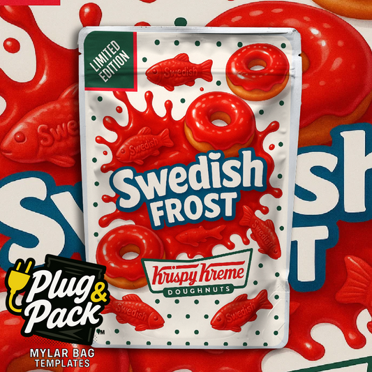 Swedish Frost Donut (Digital Bag Template)