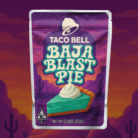 Taco B. Baja Blast Pie (Digital Bag Template)