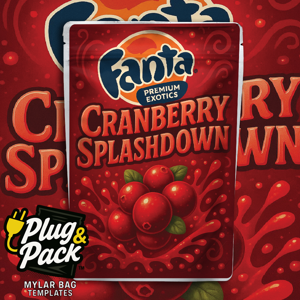 Fanta Cranberry Splashdown (Digital Bag Template)