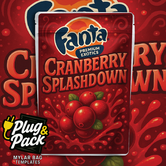 Fanta Cranberry Splashdown (Digital Bag Template)