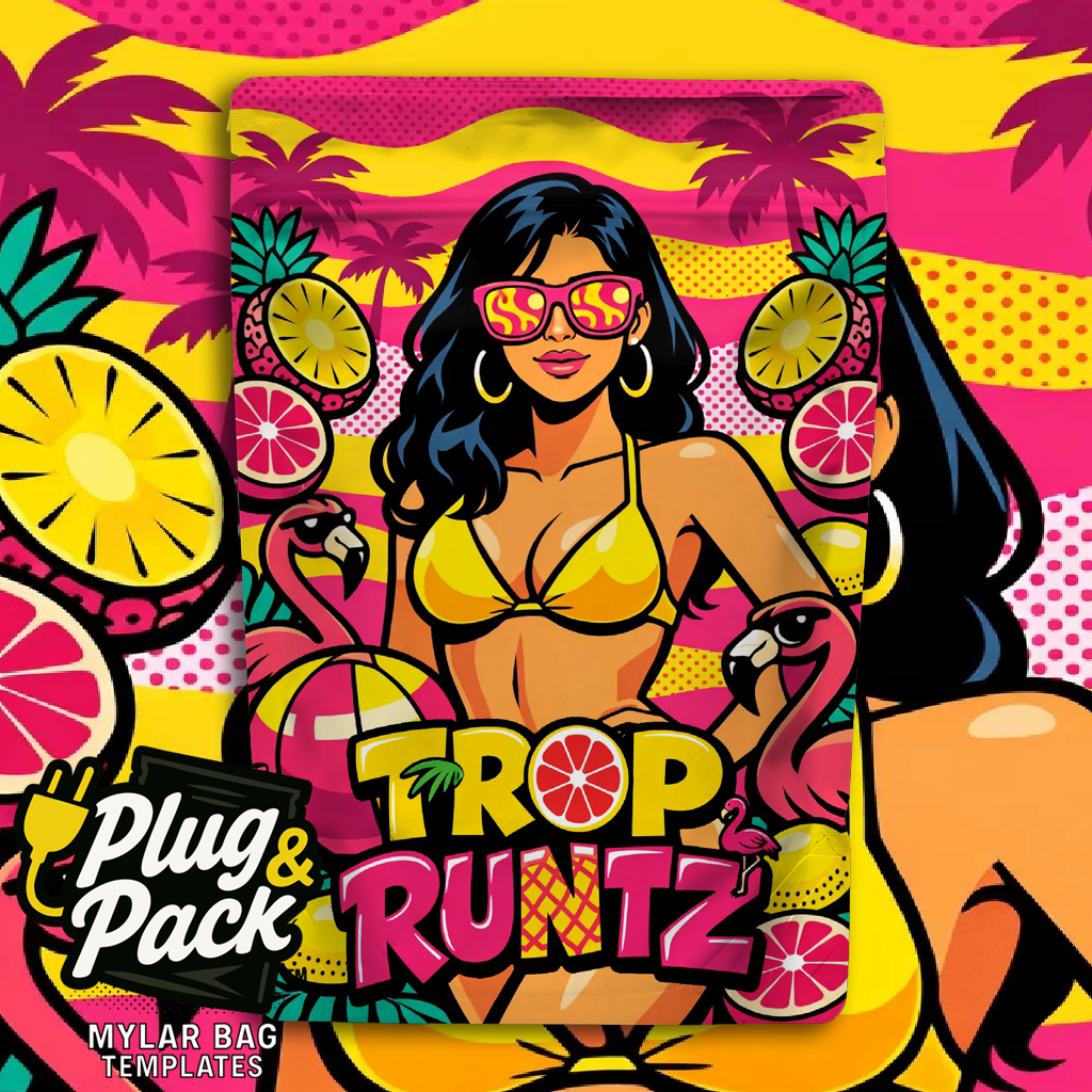 TropRuntz(Digital Bag Template)