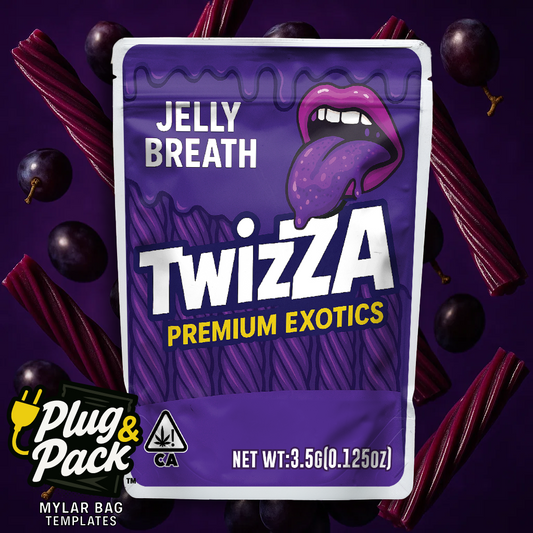 TwizZA JellyBreath (Digital Bag Template)
