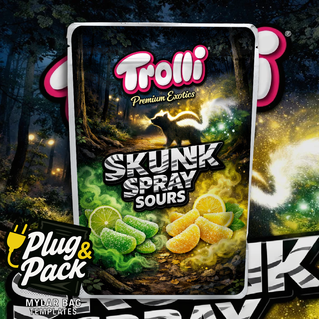 Trolli Skunk Spray Sours (Digital Bag Template)