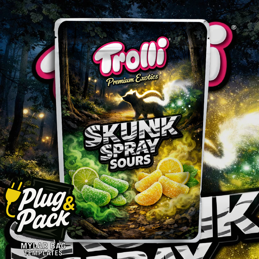 Trolli Skunk Spray Sours (Digital Bag Template)