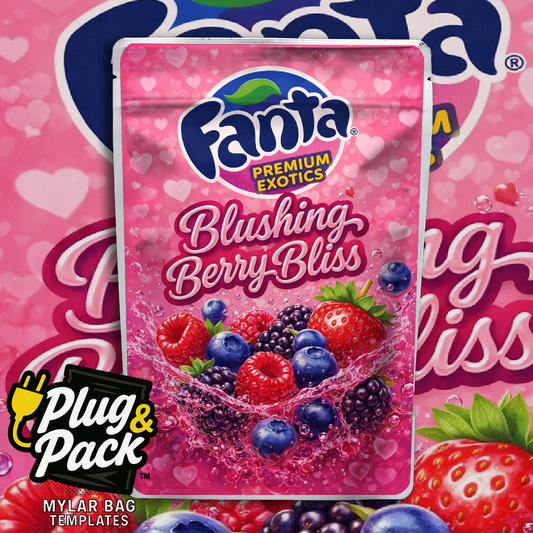 Fanta Blushing Berry(Digital Bag Template)