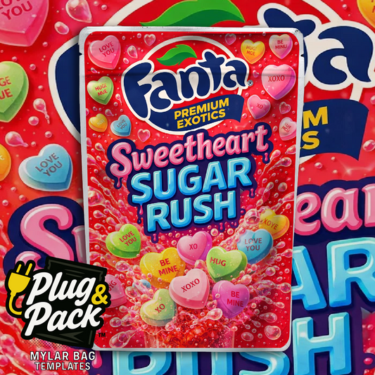 Fanta Sweetheart Sugar(Digital Bag Template)