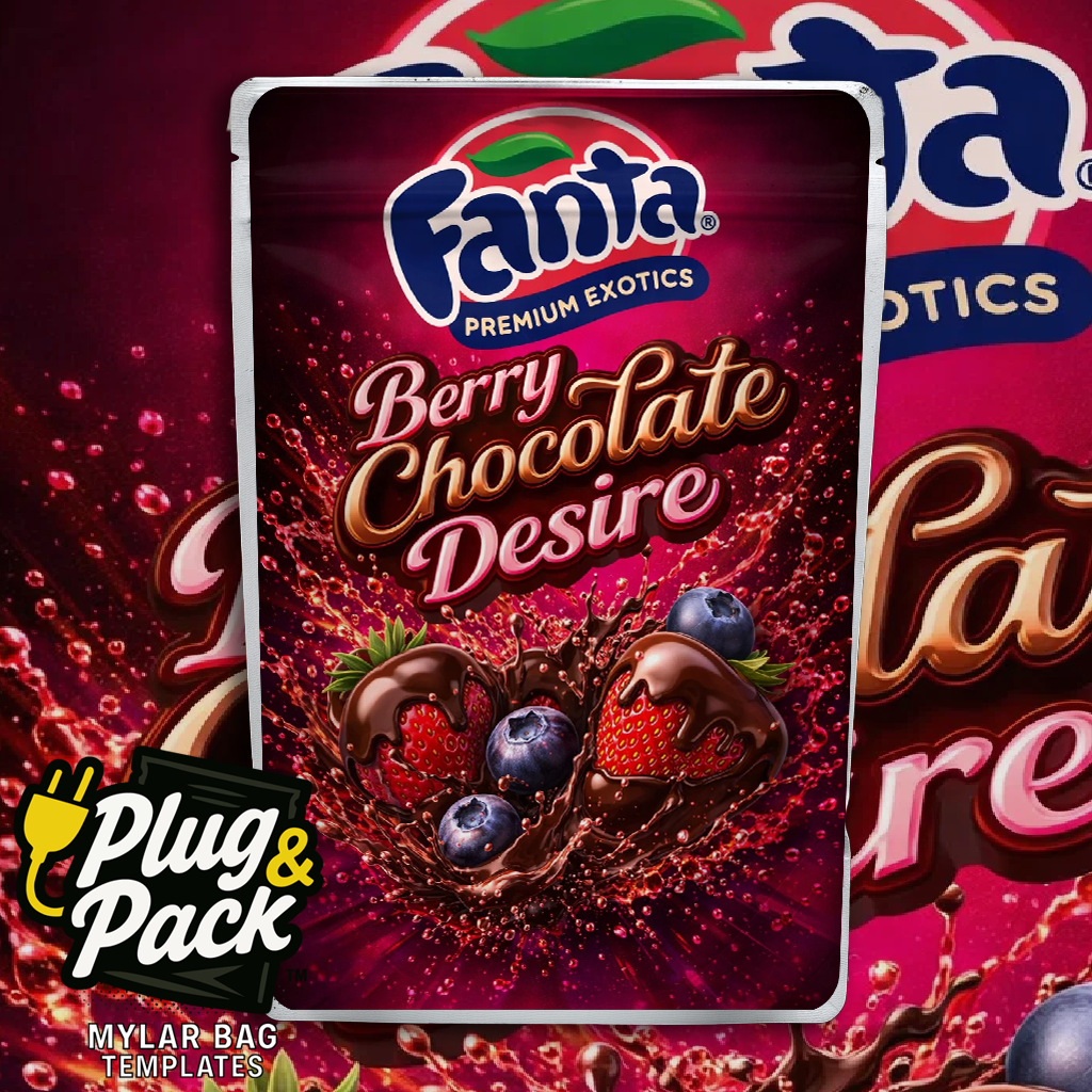 Fanta Berry Chocolate(Digital Bag Template)