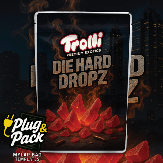 Die Hard Dropz(Digital Bag Template)