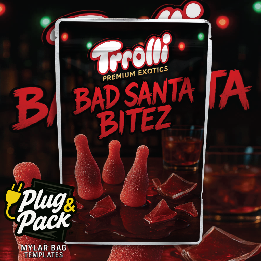 Bad Santa Bitez (Digital Bag Template)