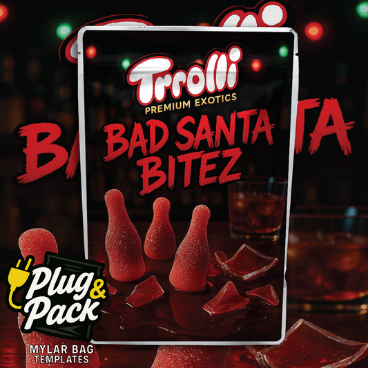 Bad Santa Bitez (Digital Bag Template)