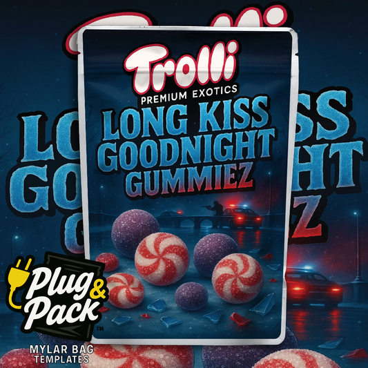Long Kiss Goodnight (Digital Bag Template)