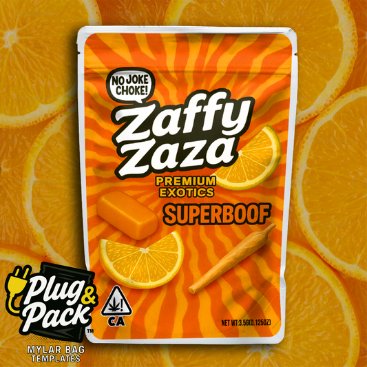 Zaza Zaffy Superboof (Digital Bag Template)