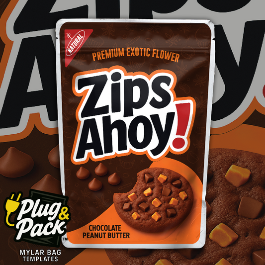 Zips Ahoy Peanut Butter Cup (Digital Bag Template)