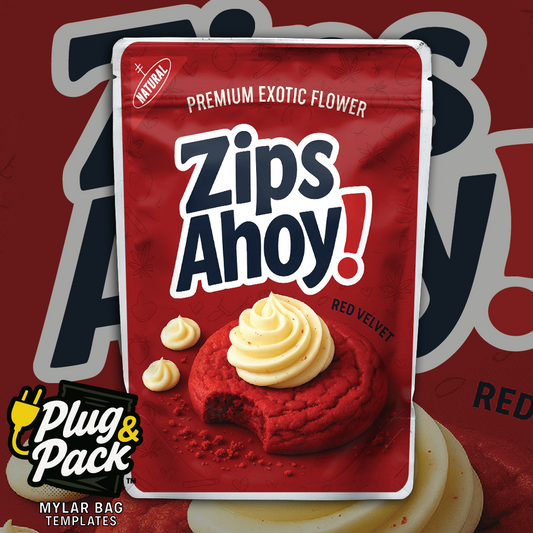 Zips Ahoy Red Velvet (Digital Bag Template)