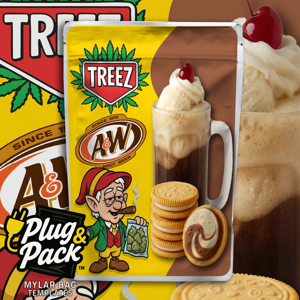 Treez Root Beer (Digital Bag Template)