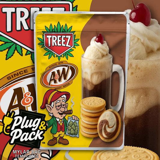 Treez Root Beer (Digital Bag Template)