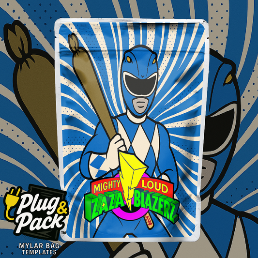 Might Loud ZaZa Blazers Blue (Digital Bag Template)