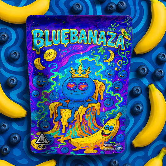 Blue Banaza (Digital Bag Template)