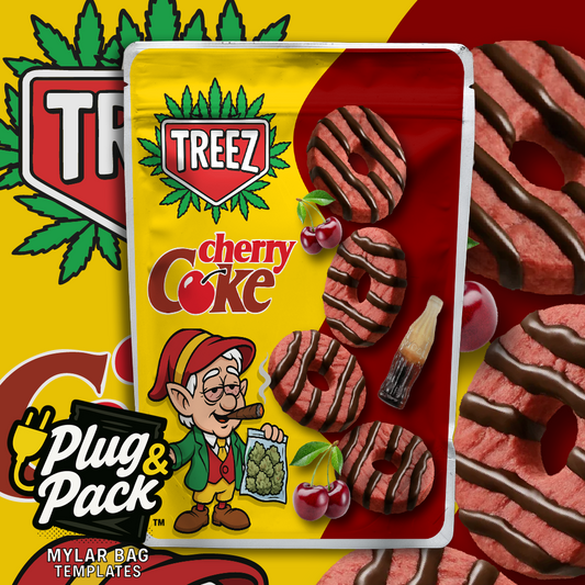 Treez Cherry Coke (Digital Bag Template)