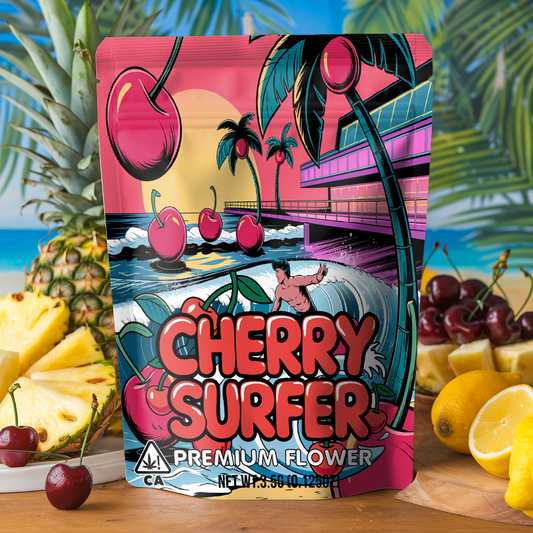 Cherry Surfer (Digital Bag Design)