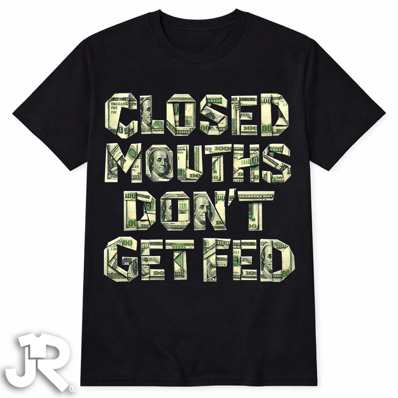 "Closed Mouths" Crewneck T-shirt