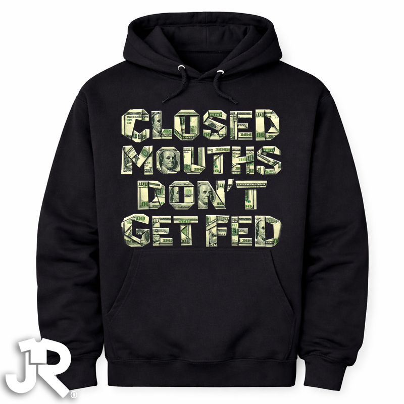 "Closed Mouths" Crewneck Hoodie
