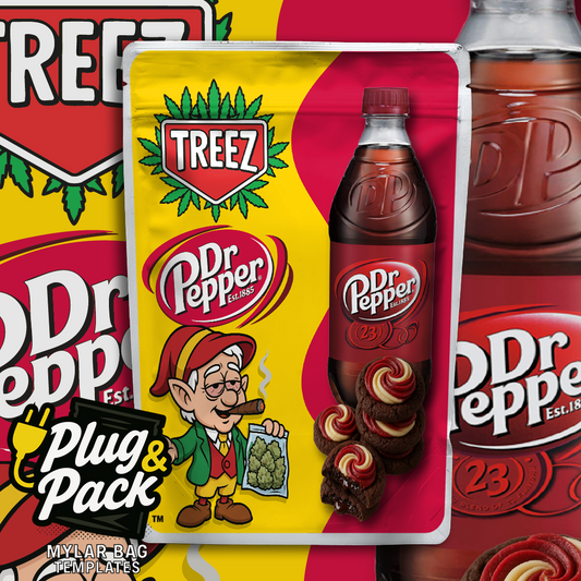 Treez Dr.Pepper (Digital Bag Template)