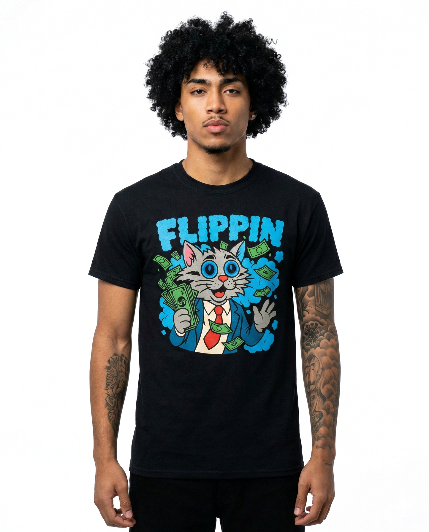 'FLIPPIN' Frizz the Kat Collection T-shirt
