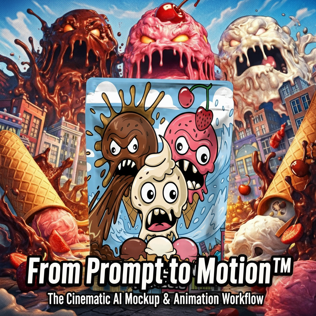 From Prompt to Motion™ The Cinematic AI Mockup & Animation Workflow