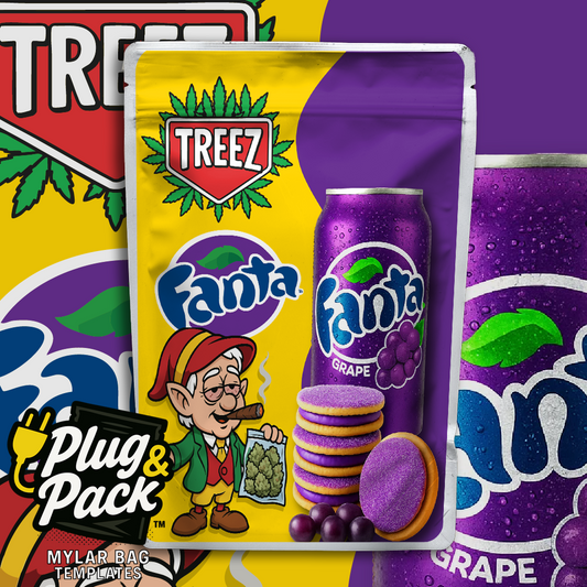 Treez Grape Fanta (Digital Bag Template)