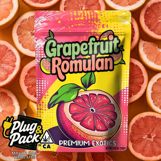 Grapefruit Romulan (Digital Bag Template)