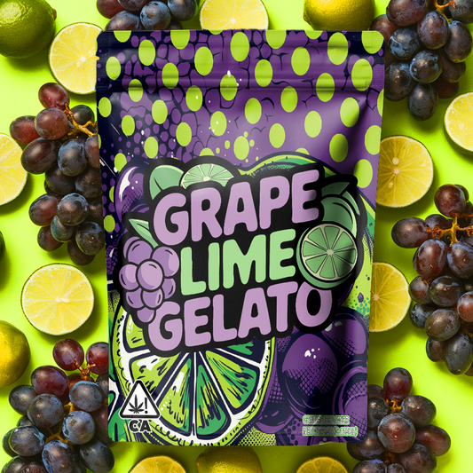 Grape Lime Gelato (Digital Bag Template)