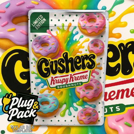 Gushers Donut (Digital Bag Template)