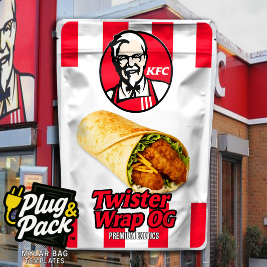 Twister Wrap OG KFC(Digital Bag Template)