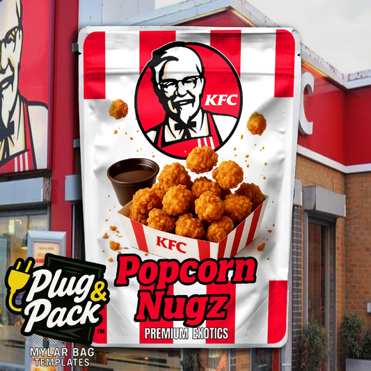 Popcorn Nugz KFC(Digital Bag Template)