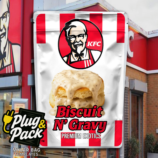Biscuit N Gravy KFC(Digital Bag Template)