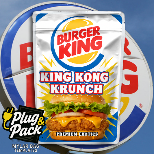 King Kong Crunch BK(Digital Bag Template)