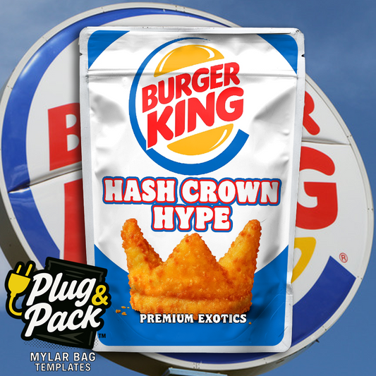 Hash Crown BK(Digital Bag Template)