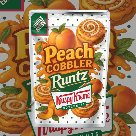Peach Cobbler Donut (Digital Bag Template)