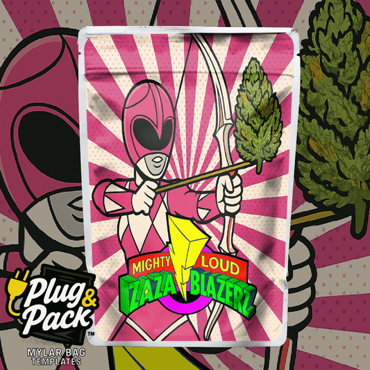 Might Loud ZaZa Blazers Pink (Digital Bag Template)